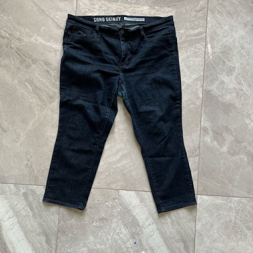 DKNY Soho Skinny Jeans Women's Denim Blue Size 14